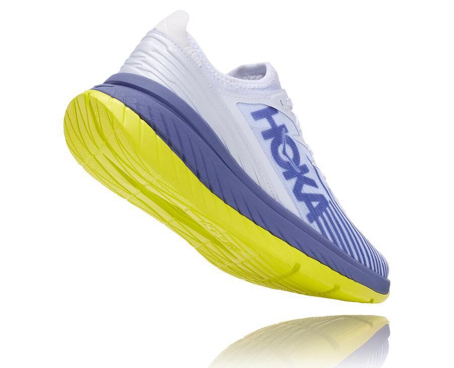 Zapatillas Running Hoka One One Hombre - Carbon X-Spe - Blancas/Azules - QGY387104